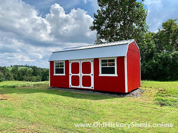 Hickory Sheds Side Lofted Barn