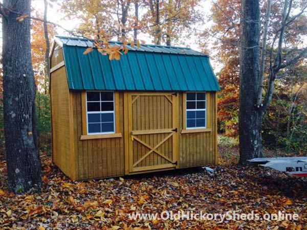 Hickory Sheds Side Lofted Barn