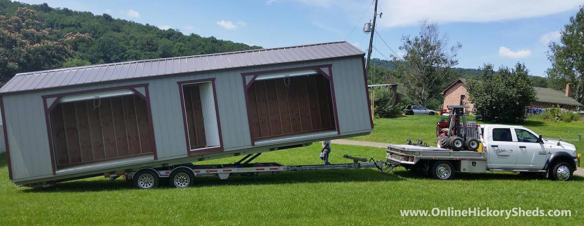 Hickory Sheds Utility Garage Delivery