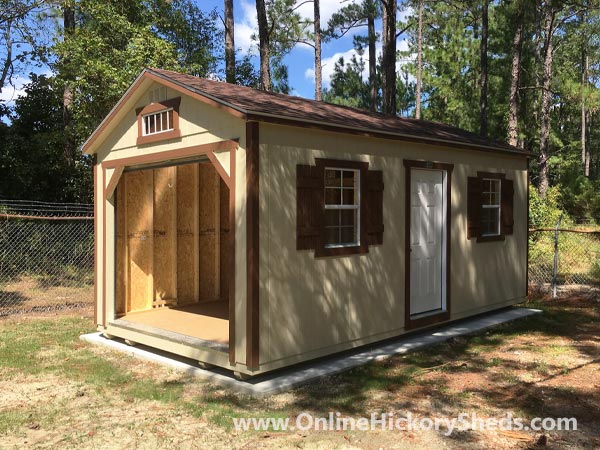 Hickory Sheds Utility Garage Shutter Trim