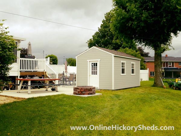 Hickory Sheds Utility Tiny Room Garden Shed