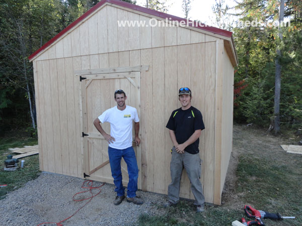 Utility Shed Built On-Site